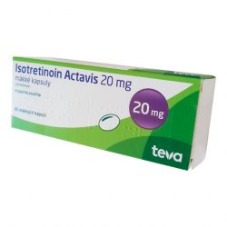 Изотретиноин Actavis (аналог Акненормин, Aknenormin) капс. 20мг 30шт в Тольятти и области фото