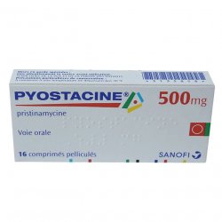 Пиостацин (Пристинамицин) таблетки 500мг №16 в Тольятти и области фото